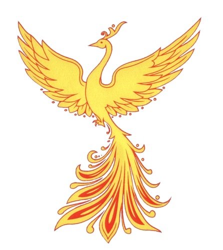 Поэтапность рисования Жар птицы