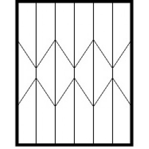 Сварные открывные решетки на окна чертежи
