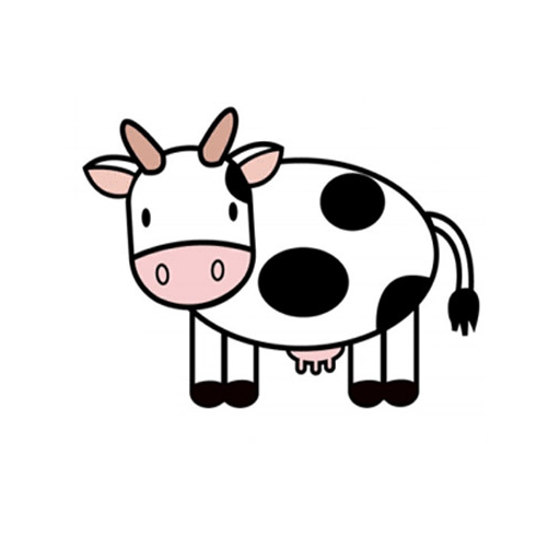 Корова рисунок простой
