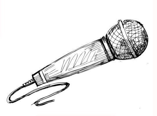 Микрофон для срисовки