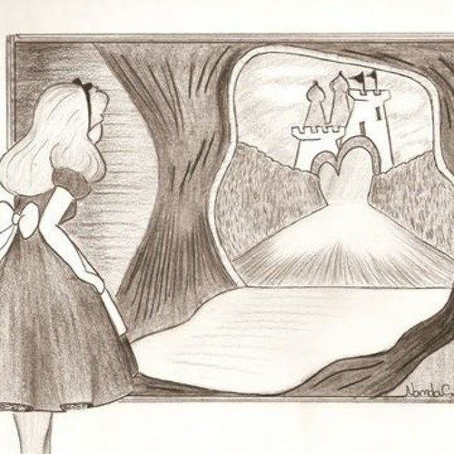 Алиса простые рисунки (40 фото)