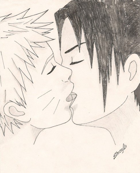 Аниме яой для срисовки Наруто