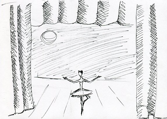 Сцена рисунок простой (45 фото)