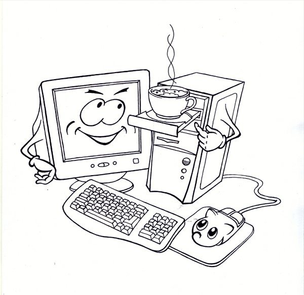 Компьютер карандашом