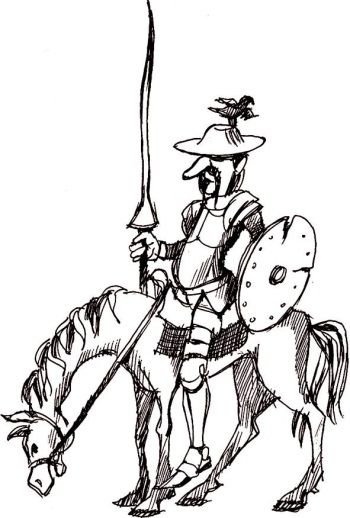 Дон Кихот и Санчо Панса рисунок