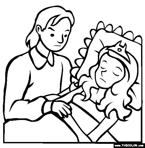 Рисунок спящей красавицы