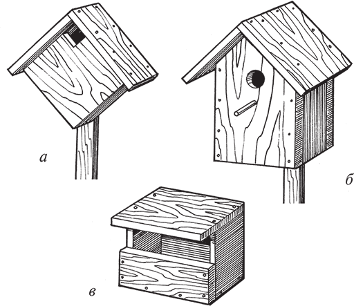 Трафарет скворечника