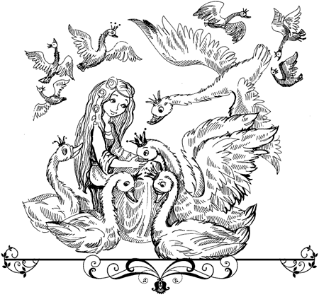 Ханса Кристиана Андерсена Дикие лебеди