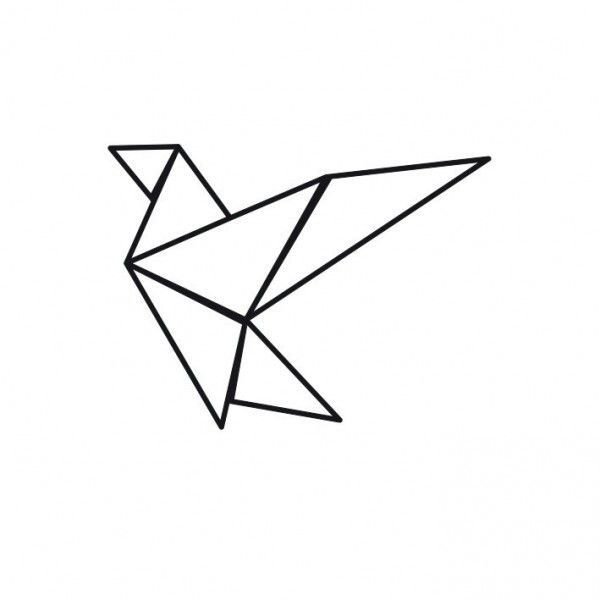 Тату оригами эскизы