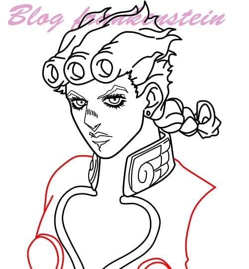 Джотаро Куджо чёрно белое