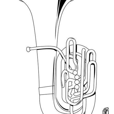 Туба рисунок