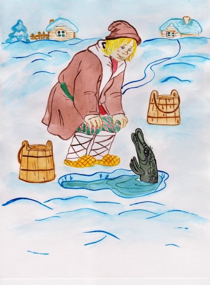 По щучьему велению раскраска