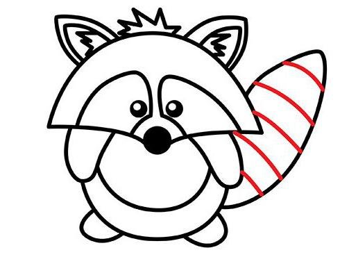 Как нарисовать енота