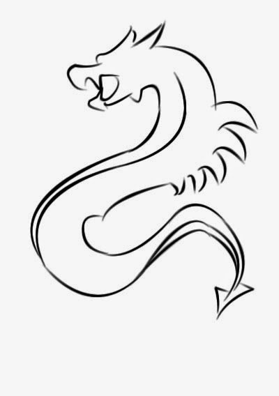 Китайский дракон раскраска