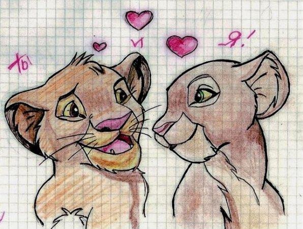 Рисунок люблю