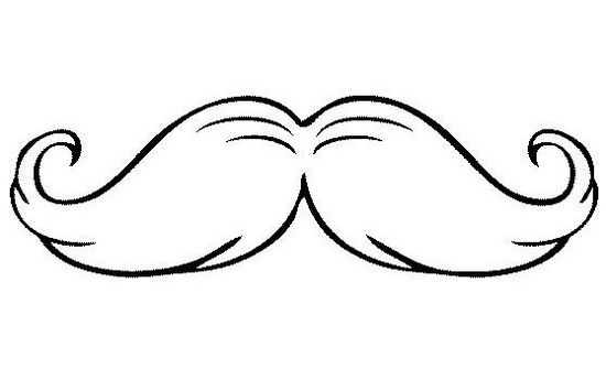 Усы шаблон