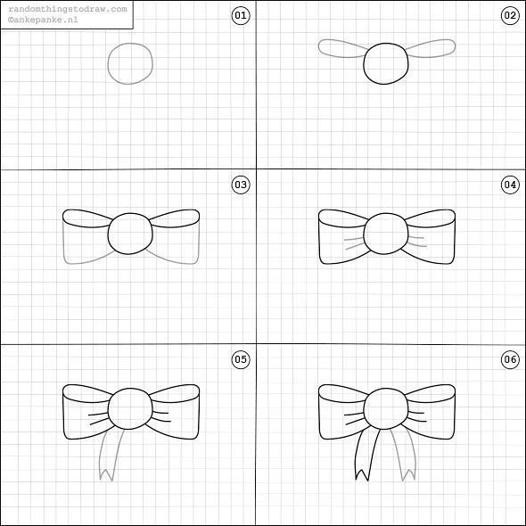 Бантик карандашом