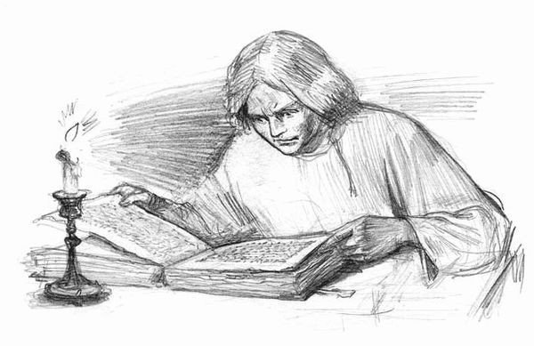 Ломоносов Михаил Васильевич рисунок