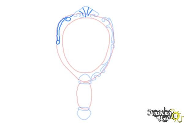 Узкая рамка чб