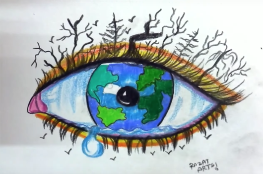 Экологический рисунок простой (50 фото)