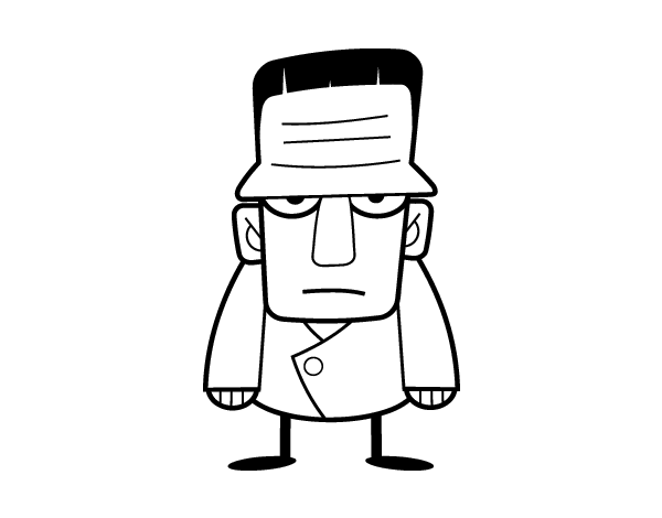 Франкенштейн рисунок