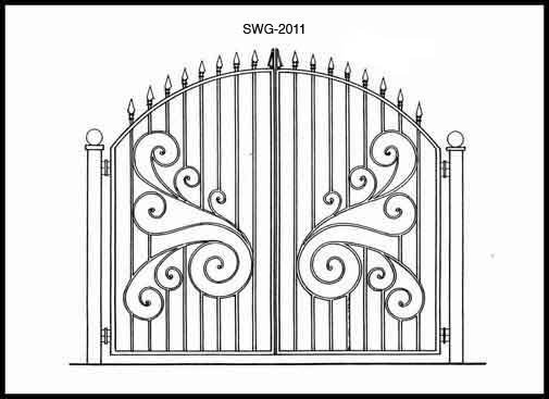 Красивые ворота рисунок