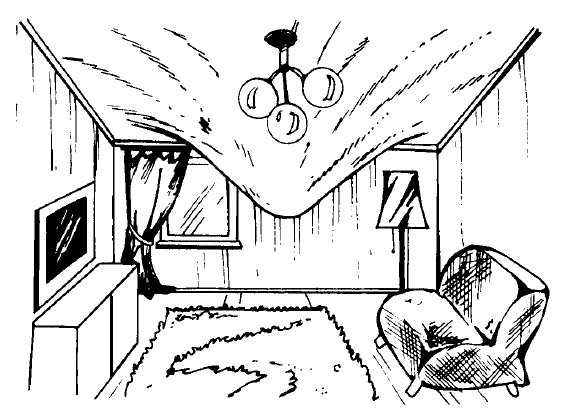 Карикатура натяжные потолки