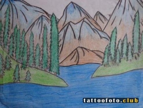 В море. Раскраска