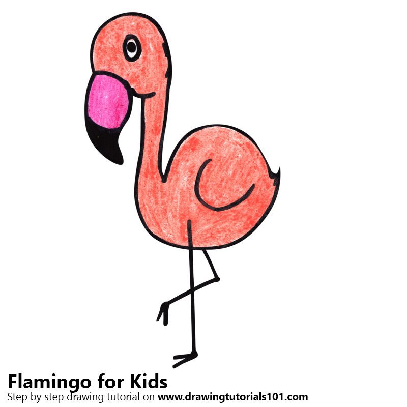 Фламинго легко. Рисование с детьми Фламинго. Фламинго для срисовки. Фламинго рисунок легкий. Рисунки Фламинго легкие.