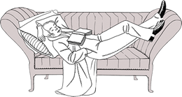 Обломов на диване