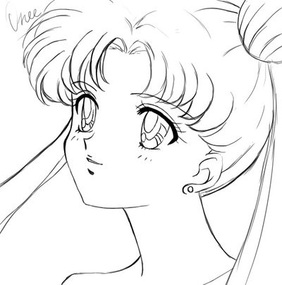 Раскраски сейлормун Усаги