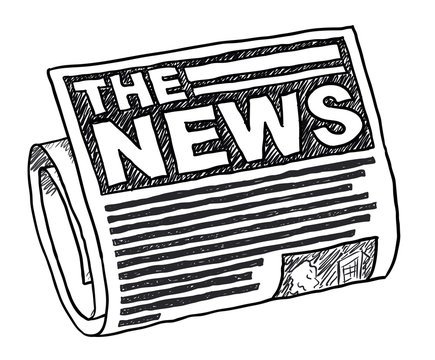 Газета рисунок