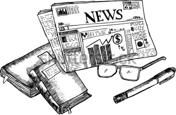 Рисуем на газете