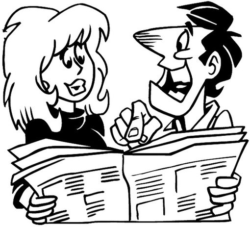 Газета иллюстрация