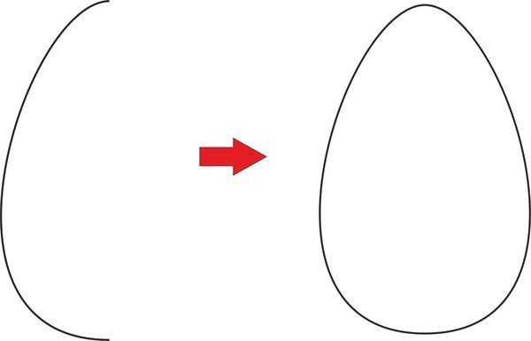 Яички простые и золотые рисование в средней группе