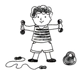 Физминутка раскраска