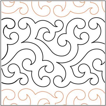 Орнаменты Арабеск прямоугольнике