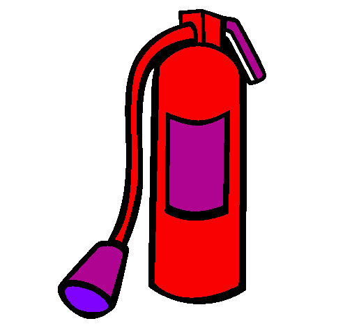 Аппликация огнетушитель