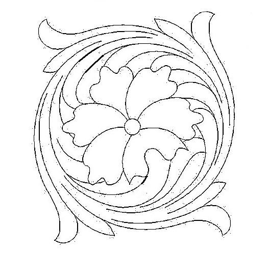 Трафарет для тиснения по фольге