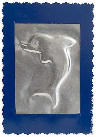 Тиснение по фольге Дельфин