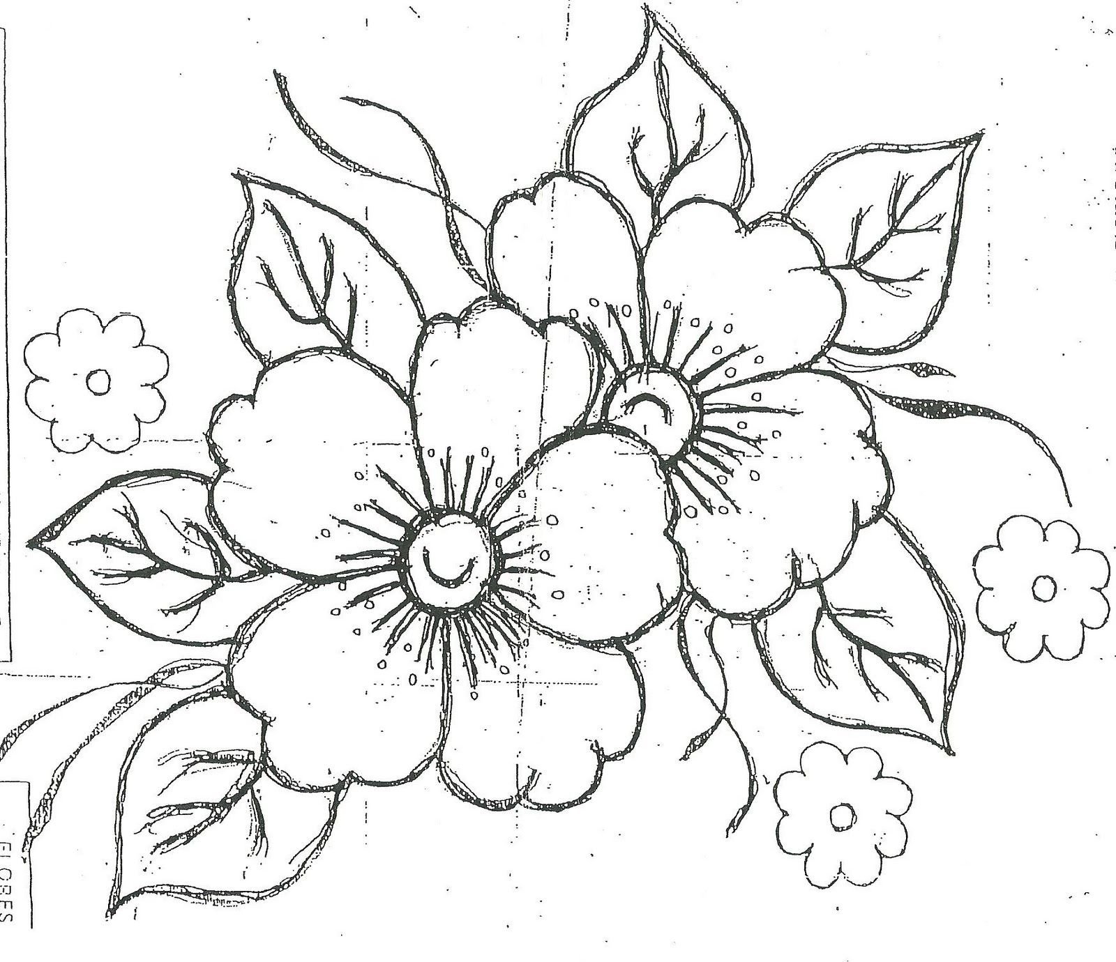 Рисунки для вышивки гладью цветы