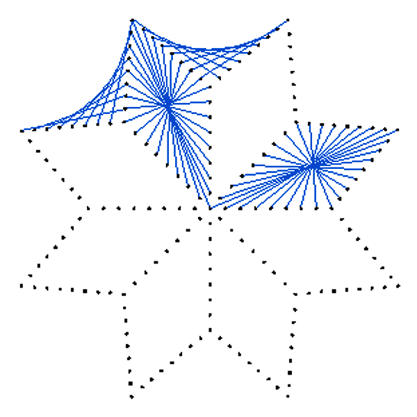 Изонить Снежинка схема