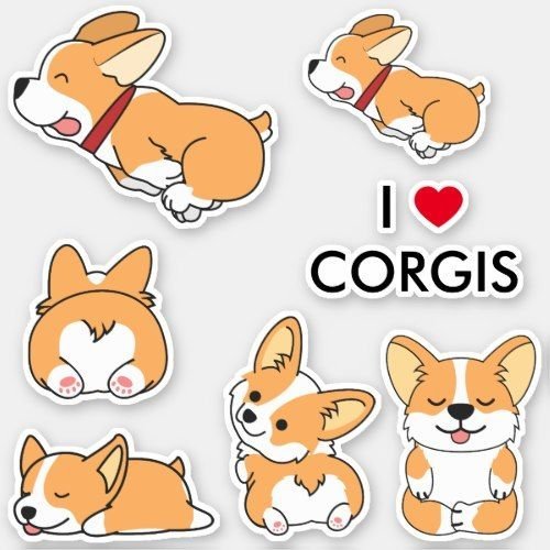 Милые рисунки корги
