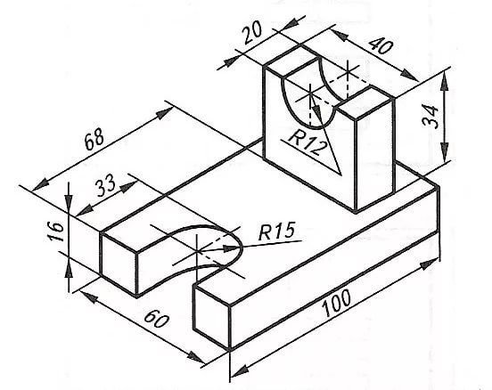Черчение 8 класс рис.155 опора