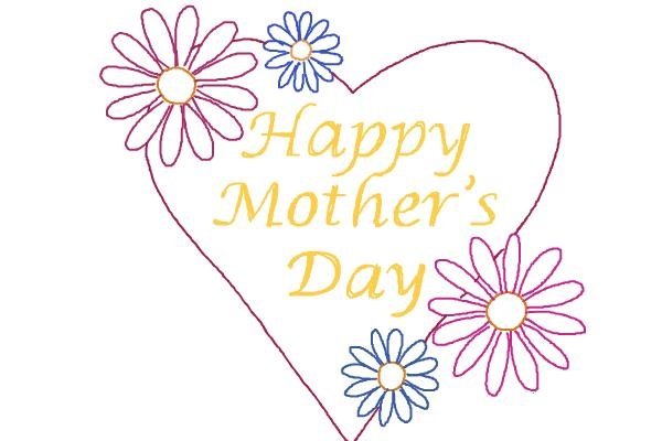 Рисунок маме на день рождения