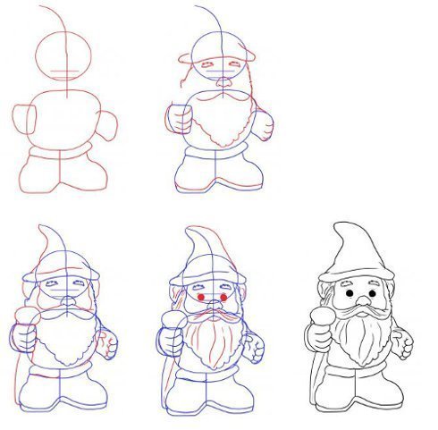 Рисунок гнома