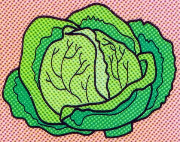 Рисование капусты детям
