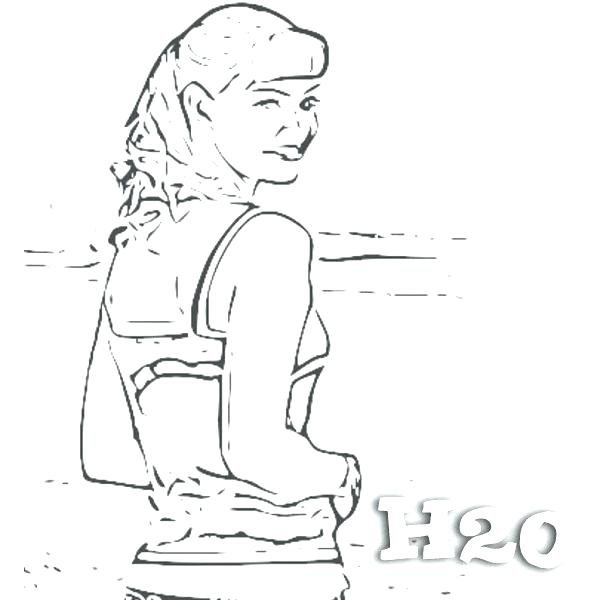 Раскраска просто Добавь воды