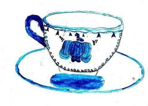 Гжельская роспись рисунки легкая