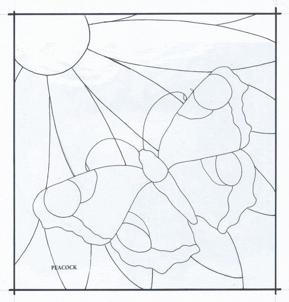 Трафареты для витражей для начинающих